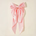 Silk Big Bow Korean Hairclip, High-Quality Hair Accessories for Girls and Women, 2024 New Style. 