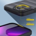For iPhone 13 Pro Max Shield Anti-fall Case Mobile Phone Case Shock-proof Mobile Phone Safety Protection Silicone Phantom Shield Shockproof Cover. 