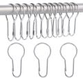 Silver Metal Shower Curtain Style Hanging Clip Chain Hooks for Sorting & Organizing, Window Arts & Crafts Display, DIY Key Hangers. 