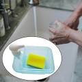 Soap Dispenser and Scrubber Holder Convenient Kitchen Soap Dispenser for Bar. 
