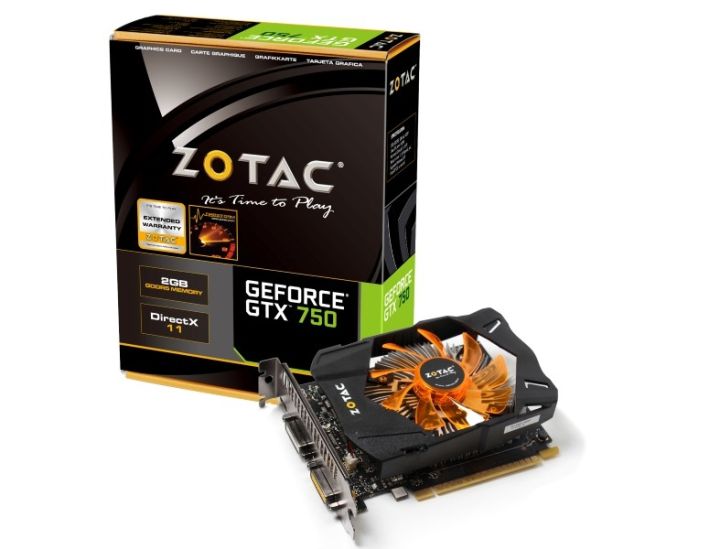NVIDIA GeForce GTX 750 2GB ZOTAC, GDDR5, 128bit, Gaming Graphic Card, GTA5, Freefire and PUBG (Brand new Card)