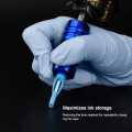 Blue Flat Tattoo Needle Tips, 50pcs Tattoo Accessories 15FT, Disposable Plastic Assorted Tips, Plastic Tattoo Tips for Tattooing,Professional Plastic Needle Tips. 