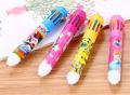 Multicolor 10 in 1 Cartoon Character Ballpoint Pen (Random Colour). 