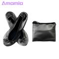 Wide Feet Dance Shoes Foldable Ballet Shoes with Storage Bag Soft Breathable Easy to Clean Dance Slippers for Yoga More. 