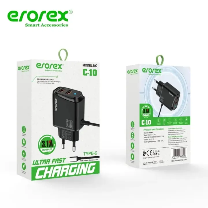 Erorex%20High%20Quality%20Charger,%20C-10%20(3.1%20Ampere)%20Dual%20USB%20Port%20With%20Micro%20Cable%20Pin_Erorex%20Charger%20-%20Image%203