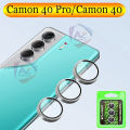 Tecno Camon 40 / Camon 40 Pro Camera Ring Glass Tempered Camera Protector Lens Glass 100% Orignal Premium Quality For Tecno Camon 40 / Camon 40 Pro Camera Glass metal ring Glass Protector. 