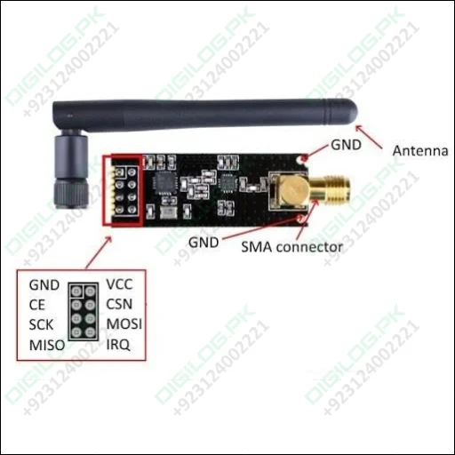 HW-237 2.4GHz NRF24L01+PA+LNA SMA Wireless Transceiver Module with ...