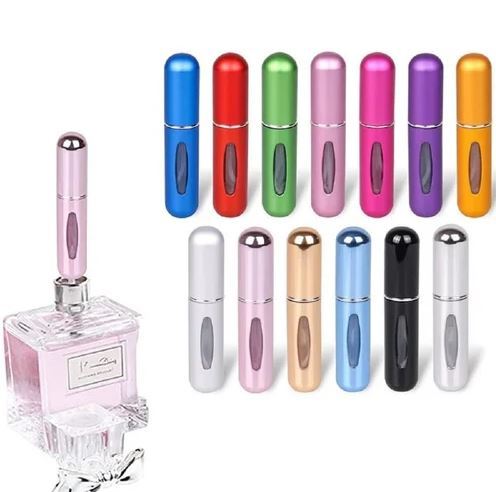 Miss Beauty  Portable Mini Perfume Refillable Atomizer Container, Portable Perfume Spray Bottle, Travel Perfume Scent Pump Case Fragrance Empty Spray Bottle for Traveling and Outgoing(5 ml)