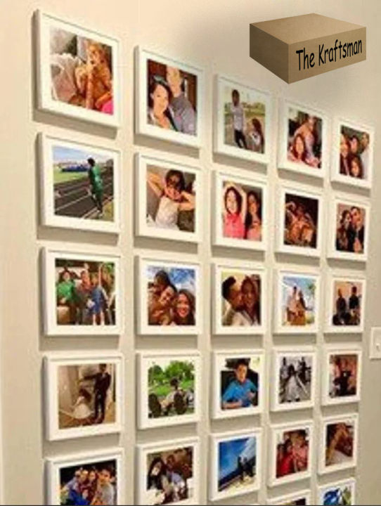 Set of 30 Customized Photo Frames, Wall Hanging Frame set