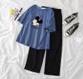 Summer Soft & Comfy Top T-Shirt With Flapper Trouser Combo for Girls & Women. 