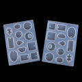 DIY Silicone Mold Resin Jewelry Making Mould Epoxy Pendant Craft Mould MJ. 