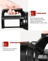 DP-7320 Rechargeable Searchlight LED Torch Searchlight Outdoor Torch With Emergency Side Light Searchlight Strong Light Long Range. 