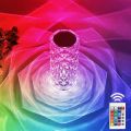 Large Crystal Lamp Rose Light - Crystal Diamond Lamp 16 Colors Changing with Remote Control - Home Decor Touch Control Lamp Fancy Table Lamps for Home Decoration and Gifts. 