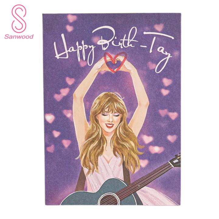 Creative Birthday Cards 3d Singer Shape Birthday Card Thoughtful Gift for Special Occasions Fly Out Design Greeting Card Art Paper Material Happy Birthday Greeting Card Birthday Cards