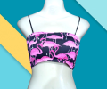 Women Ice Silk Wrap Chest Bra, Bralette Strap Tube Top Bra, Soft & Comfortable. 