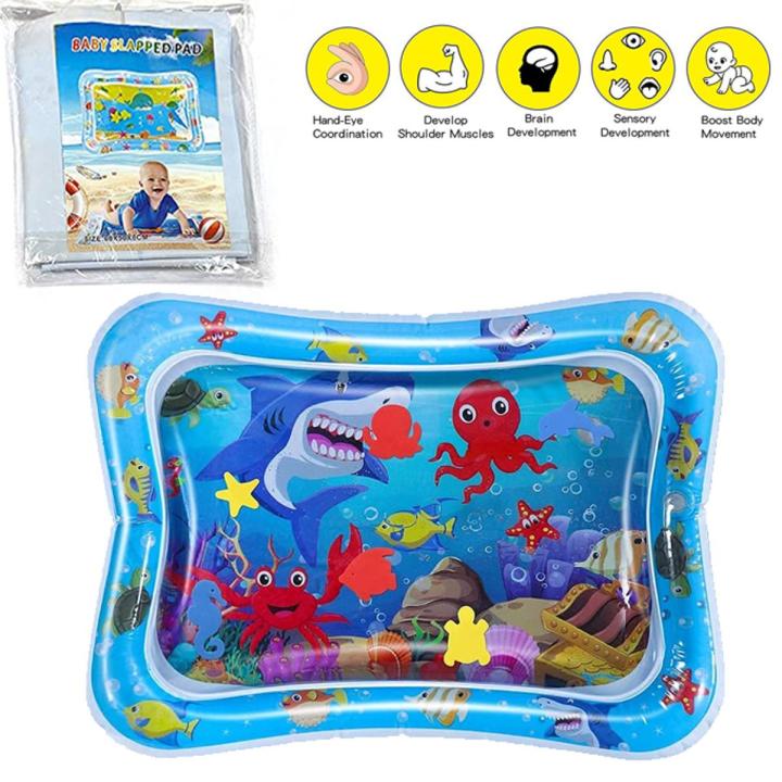Baby%20Kids%20Water%20Play%20Mat%20Inflatable%20Infant%20Tummy%20Time%20Play%20mat%20-%20Baby%20Slap%20Pad%208%20CM%20-%20For%203%20to%2024%20Months%20Kids%20-%20Image%203