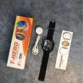 T Hero Smartwatch with 2 Straps & With Big 2.08 Infinite Display , NFC And Blutooth - Newest Arrival Smart Watch -. 