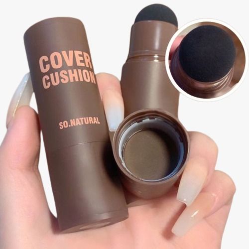 Miss Lara 2 in1 Cover Cushion Hairline & Eyebrows Shaping Stamp ( Shade: Brown and Black)