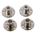 2Pcs Portable Metal Bearing Motion Bushing Silver Motor Guide Shaft Coupler Shaft Axis Fittings DIY RC Model Motors. 