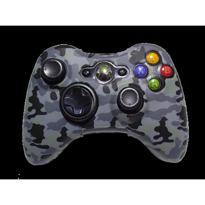 Silicone%20Cover%20Case%20Skin%20for%20Xbox%20360%20Controller%20Camo+Black%20-%20Image%202