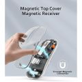 Pureview Transparent Wireless and Bluetooth Rechargeable Mouse, USB Receiver,LED Battery Magic Silm for Office/PC/Mac/Laptop/Apple/ipad - Transparent Wireless Mouse Multi Device Mouse, Type C Adapter Charging, Mouse for Laptop Notebook TV Mobile. 