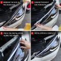 Universal FLexible Headlights DRL With Running Indicator For Car - 2pcs. 