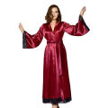 Nighty Black Colour Long Gown Ladies Night Suit. 
