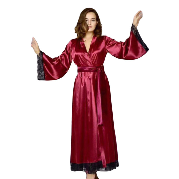 Nighty Black Colour Long Gown Ladies Night Suit