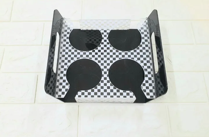 Imperial%20High%20Quality%206/4%20Rectangle%20Slot%20Tray,%20Cup%20Display%20for%20Kitchenware,%20Acrylic%20Glass%20Holder,%20Black/White%20One%20Size%20-%20Image%204