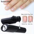Base and Permanent Top Coat No Wipe UV Gellack First Nail Primer for Gel Polish Varnish Dehydrator Gummy Nail Prepnail Desiccant. 
