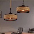 Retro Hanging, Hanging Lamp, Hanging Rope Lamp, Hanging Light | Ceiling Light | Pendant Lamp for Home Decor | Stylish Ceiling & Pendant Lighting | Room lights | Led bulbs (Bulb Not Included). 