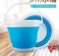 Folding Balti Foldable Silicone Collapsible Tub Portable Outdoor Durable Camping Bucket 10Liters Water Bucket Collapsible Bucket Portable Folding Bucket Dust Bin. 
