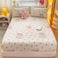 Cotton 800TC Bedsheet Sanrio Cinnamoroll Hello Kitty Fitted Bedsheet Queen King Size. 