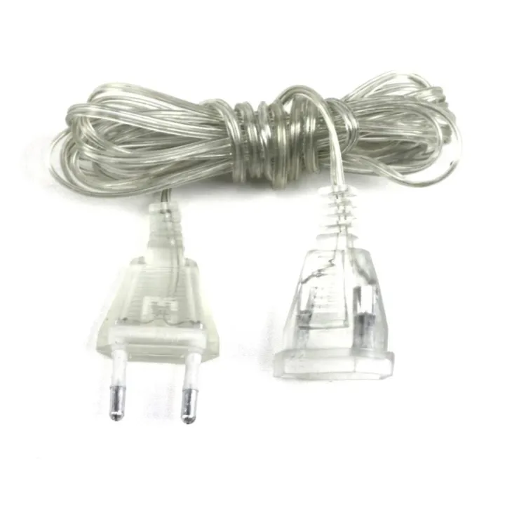 Standard Plug Led Light String EU Plug Outdoor Cable Plug 3M 5M LED String Light Christmas Lights ...