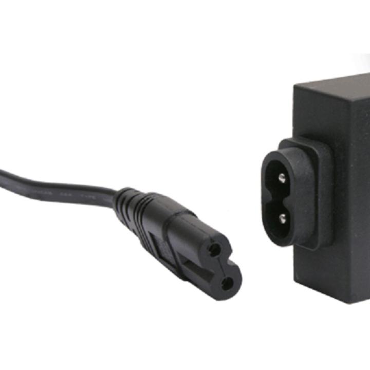 2 Pin power supply cable | Original Longwell 1M US Plug 2 Holes Power Cables Black PVC Adapter Connecting Cord Power Cable |