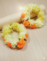 Pack of 2 Artificial Flower Beautyfull  Hand Made Artificial Kangan Set For Beautyfull Girls New Look Artical 63456. 