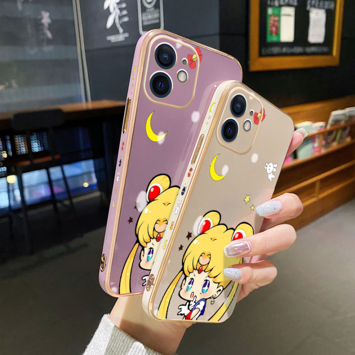 chenyyka%20For%20Realme%208%20Pro%20Case%20Thin%20Plating%20Side%20Edge%20Square%20New%20Design%20Phone%20Cases%20Cartoon%20Beauty%20Moon%20Girl%20Pattern%20Silicone%20Casing%20Full%20Cover%20Camera%20Protection%20Shockproof%20Softcase%20-%20Image%204