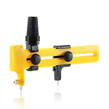 Circular Cutter for Paper Crafts & Card Making (Circle Cutter for Arts & Craft) (40 - 230 mm Circles) - 1 Piece