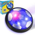 Hover Gravity Soccer Ball Gift Air Power Football Sport Ball Game Colourful LED Light & Foam Bumpers Indoor Outdoor Gliding Air Floating Soccer Disk Toy Boys Gils. 