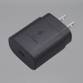 Official 25W PD Adapter (USB-C) For SAMSUNG Mobile phones (Black) (OEM EP-TA800). 
