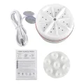 Mini Portable Ultrasonic Turbine Washing Machine Spin Laundry Washer. 