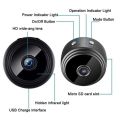 A9 Mini WiFi Wireless Camera – Smart Surveillance Cam, Night Vision, Motion Detection, 1080P HD Remote Monitor for Home & Office. 