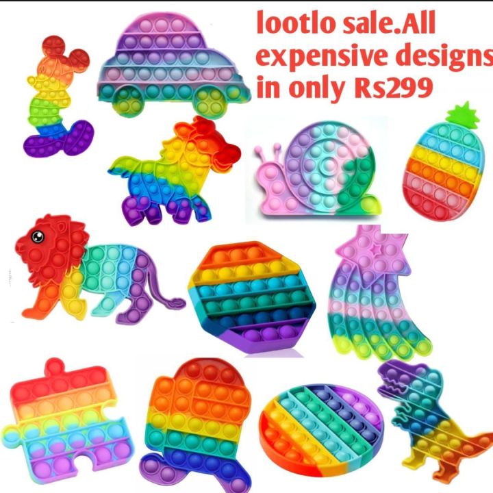 Push%20Pop%20Bubble%20Fidget%20Spinner%20Pop%20It%20Silicone%20Toy%20-%205%20inches%20-%20Rainbow-Different%20Beautifull%20shapes%20-%20Image%202