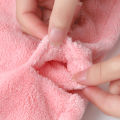 Microfiber Thick Coral Fleece Absorbent Quick-drying Cap Confinement Cap Women's Bag Turban Shower Cap Household Dry Hair Towel 1Pcs. 