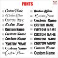 Custom Name Sticker for Car 15x4 Inches Your Name with Crown Customise Name Sticker Car Sticker, Bike Stickers, Car Accesories By Car Stickers, Jan Decoration. 