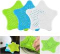 Silicone Star Shaped Sink Strainer Filter Bathroom Hair Catcher, Drain Strainers Cover Trap Basin Wash Basin Jali - Standard Hair Wash Basin (Multicolor) - Best Drain Protector for Hair Clogs, Easy Clean, Multicolor Design, Ideal for Bathroom Sink, Buy No. 