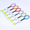 12 Pcs Tennis Racket Keychain Mini Keychain Fashionable Tennis Ball Split Ring Keychain for Sport Lovers Team. 