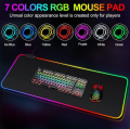 RGB Gaming Mouse Pad Gaming Mouse Mat for Gamer Waterproof Desktop Keyboard Mat with Lighting Mode for Office PC Computer Laptop - SIZE 900*400. 