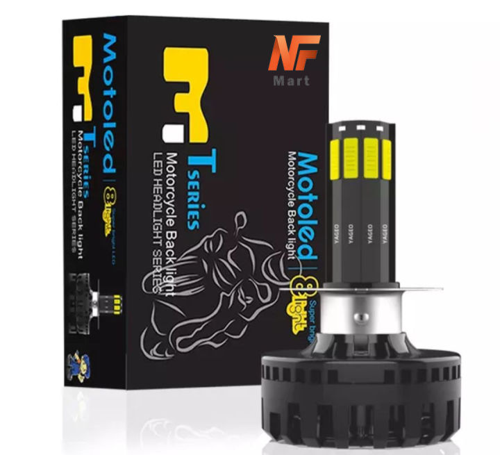 NF MART -  Bike Led Headlight Bulb M8 Headlight Lamp High Low 8000LM Beam for Motorcycle Universal