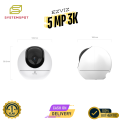 EZVIZ H6 3K 5MP Camera - 360 Smart Home Wi-Fi Camera - Color Vision with Starlight Lens - Two Way Calling - Indoor Camera -AI-Powered Human - Shape Detection With Brand Warranty. 